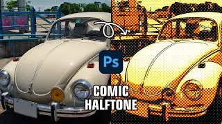 Turn a photo into an illustration! The comic style halftone effect in Photoshop 2021