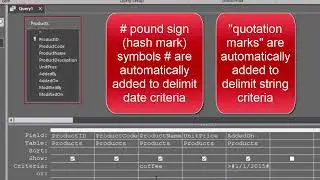 Microsoft Access:  Understanding and fixing the 