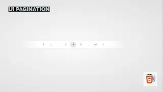 Make a UI Pagination Using With HTML & CSS | CodeExpress