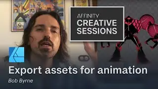 Creating and exporting assets in Affinity Designer for animation and games with Bob Byrne