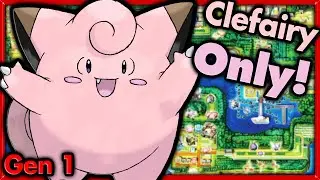 Can I Beat Pokemon Red with ONLY Clefairy? 🔴 Pokemon Challenges ► NO ITEMS IN BATTLE