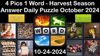 4 Pics 1 Word - Harvest Season - 24 October 2024 - Answer Daily Puzzle + Bonus Puzzle #4pics1word