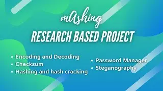 mAshing - Installation and Full Tutorial | Cryptography Tool | Python Project