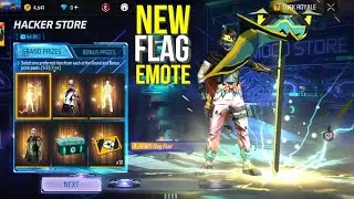 New FFWS Flag Flair Emote in Moco Store Event Free Fire