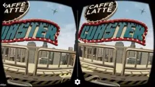 VR Roller Coaster Google Cardboard 3D SBS 1080p Gameplay Virtual Reality video