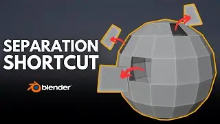 Separate Faces Shortcut in Blender!