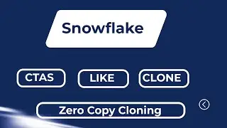 Snowflake Zero Copy Cloning || Does it Occupy Storage || CTAS Like Clone