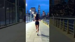 NIGHT RUN IN NEW YORK ❤️✨ The Freedom Tower is AMAZING 😍 