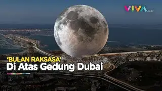 Bulan Raksasa Senilai Rp75 Triliun Jatuh di Atap Gedung Dubai