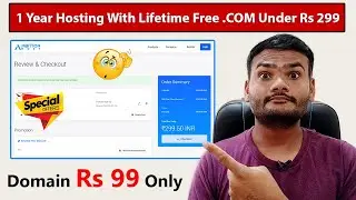 Dhamakaaa Offer | Best Web Hosting With Lifetime Free .COM Under Rs 299 | Limited time offer! 🔥