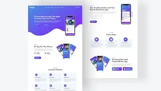 Landing Page Website Using HTML CSS | Download Free