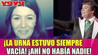 Martha Figueroa asegura que la urna de Juan Gabriel estaba vacía.