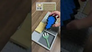 Enchanting Minecraft Trident BUT Lego! 