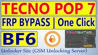 Tecno Pop 7 BF6 FRP Bypass By Unlock Tool