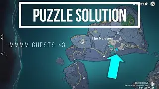 How to complete the puzzle to get 2 exquisite chests in The Narrows Enkanomiya - Genshin Impact