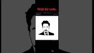 Draw Iron Man with Python ||  Avengers | 3 lines of python easy code | python for beginners #python