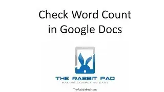 How to Check Word Count in Google Docs