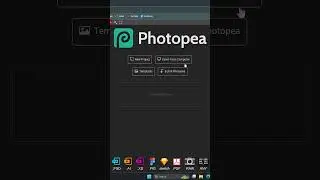 Photoshop On Web #Shorts #Photopea #PhotopeaTutorial #PhotoEditing #GraphicDesign #DesignTutorial