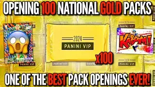 I OPENED 100 PANINI NATIONAL VIP GOLD PACKS FOR ONE OF THE BEST PACK OPENINGS EVER (INSANE HITS)! 😱🔥