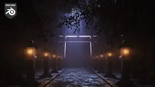 Creating a Japanese Path in Blender: An Eevee Tutorial