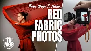 Get Creative with Red Fabric | Studio Lighting Portraits with Gavin Hoey