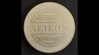 (011) NEIRON Ag вариант 1: Монета инвестиционная NEIRON Ag 999+ 1ozt (33,1г). Brilliant Uncirculated