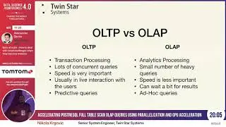 [DSC 4.0] Accelerating PostgreSQL Full Table Scan OLAP queries - N. Krgovic, A. Dragacevac