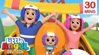 Die Achterbahn | Kinderlieder mit Klein Joni | Little Angel Deutsch
