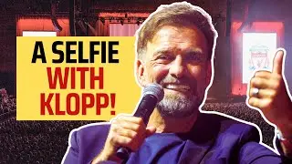 Jurgen Klopps SELFIE at Liverpool farewell event + his call to Arne Slot!