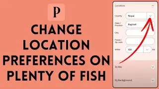 How to Change Location Preferences on Plenty of Fish 2024 | POF Tutorial