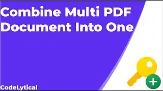 How To Combine And Merge Multiple PDF Document Into Single one Using Nitro Pro PDF