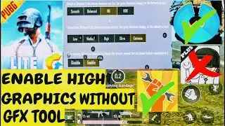 ENABLE ( HD + EXTREME ) GRAPHICS IN PUBG MOBILE LITE WITHOUT ANY GFX TOOL | PHOENIX OS DARK MATTER!!