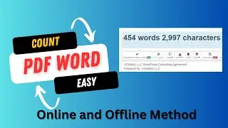 How to Check the Word Count of PDF Documents Online and Offline
