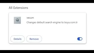 Vecum browser hijacker - how to remove?