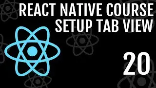 Setup React Native Tab-View | React Native Course #20 