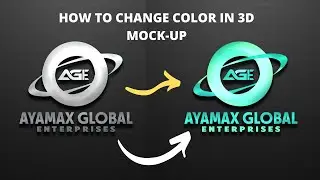 HOW TO CHANGE LOGO COLOR IN 3D MOCK-UP