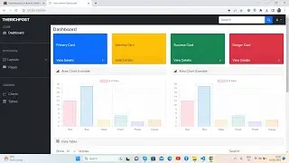 Customized Free Admin Dashboard Template in Laravel 10