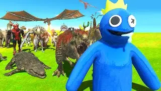 Rainbow Friends vs EVERY Unit - Animal Revolt Battle Simulator