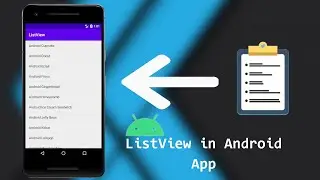 ListView Android + Item ClickListener + ArrayAdapter | Android ListView | Android Studio