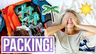 PACK WITH ME FOR A WEEK AT THE BEACH!