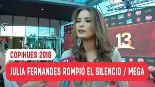 ¡Julia Fernandes rompió el silencio! / Copihues 2018 / Mega