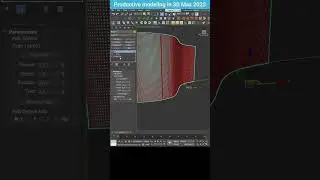 Progressive Modeling: Bending Perforated Panels in 3ds Max #shorts #3dsmax