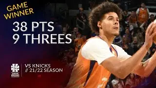 Cameron Johnson 38 pts 9 threes vs Knicks 21/22 season