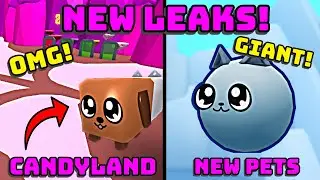 😍 CANDYLAND WORLD, DOGCAT SECRET PET, AND MORE - UPDATE 2 NEW LEAKS IN BUBBLEGUM SIMULATOR INFINITY
