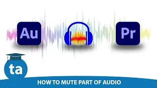 How to mute a part of the audio on Audition, Audacity & Premiere Pro