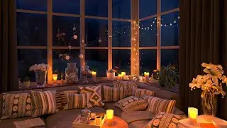 Fall asleep with Relaxing Rain on the Window | Rain Sounds | Cozy Nook