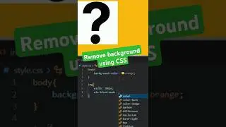 How to remove image background using CSS # HTML Ful Video 