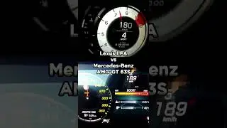 Lexus LFA vs Mercedes-Benz AMG-GT 63s #shorts #acceleration  #lexus #lfa #v10 #mercedes #amg #amggt