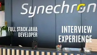 Java Full Stack Developer Interview Level 1 at Synechron Mumbai| Java Interview Question and Answer