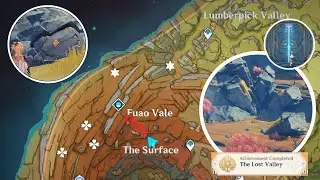 The Lost Valley chasm domain unlock | ver 2.6 | unique rock pillar puzzle |